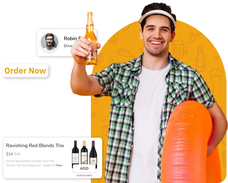 alcohol delivery business