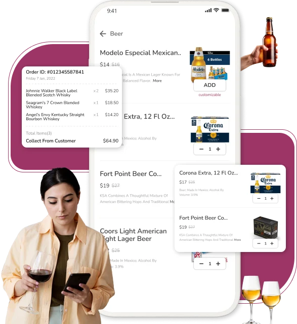 alcohol delivery app solution