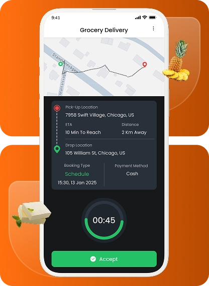 Driver App Features
