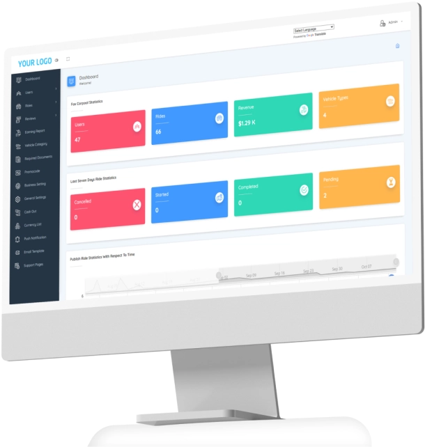 blablacar clone - admin dashboard