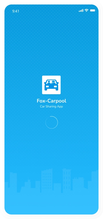 blablacar app - splash screen