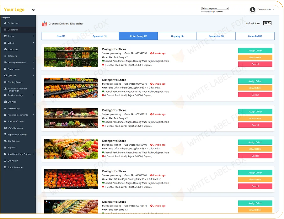 Super Web Admin Panel