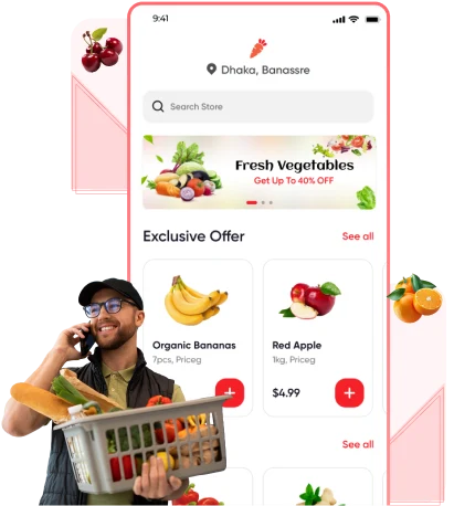 big basket clone app - online grocery shopping