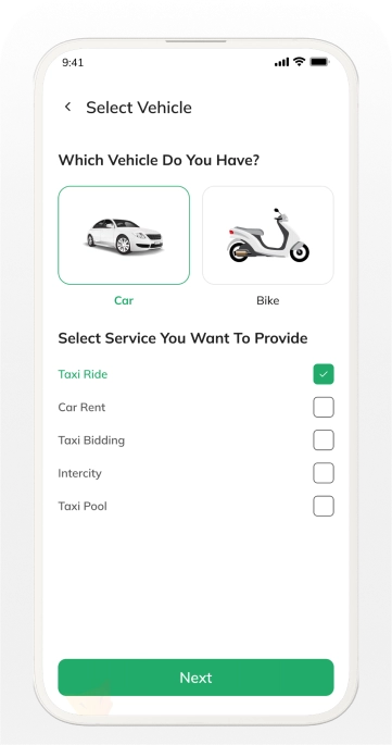 Driver choose service