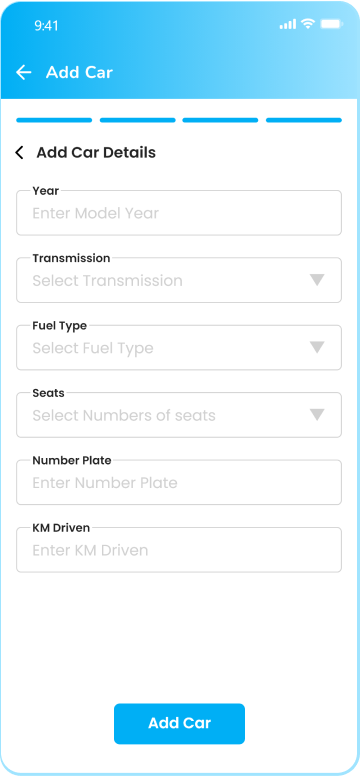 add car details