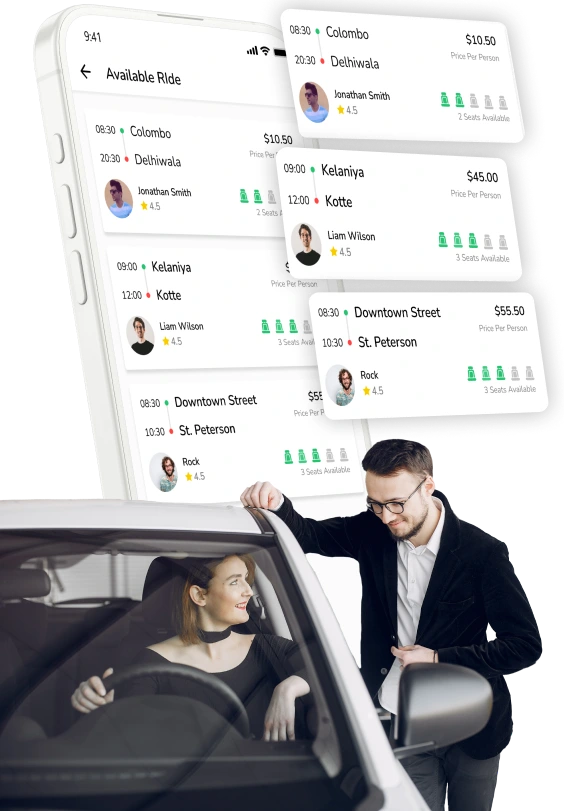 Custom Carpooling App Development