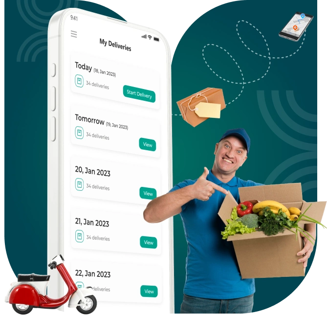 Delivery tracking and order details