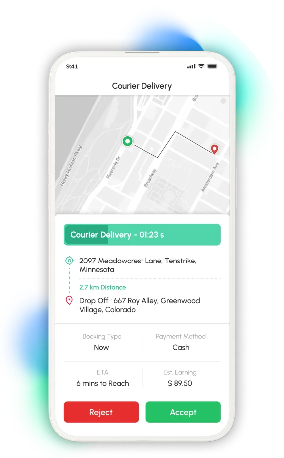 delivery anything driver app features