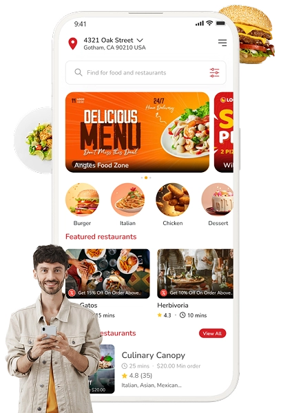 Customer App Features