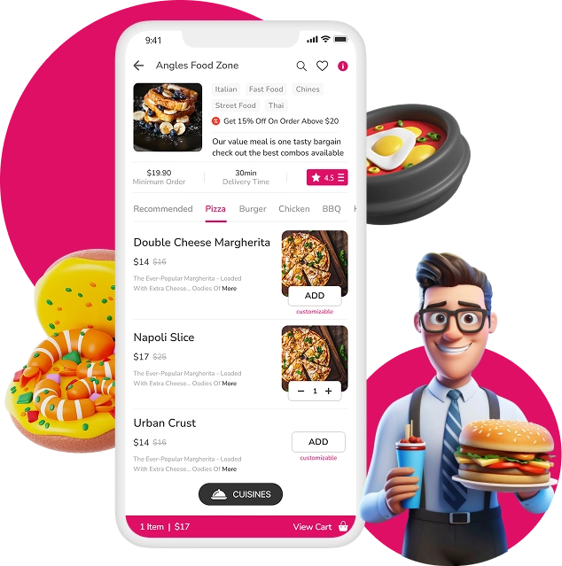 Customer App features