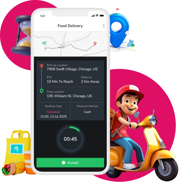 Driver App Features