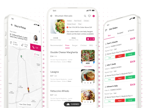 Foodpanda clone - Android + iOS