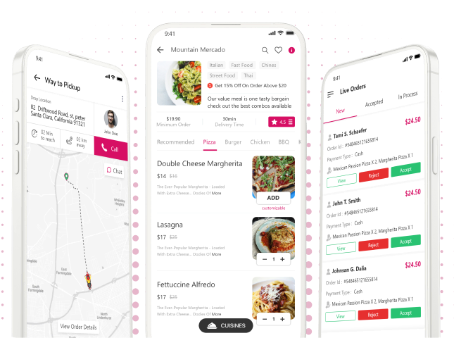 Foodpanda clone - Android + iOS