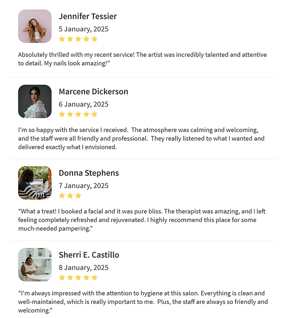 Customer Reviews Section