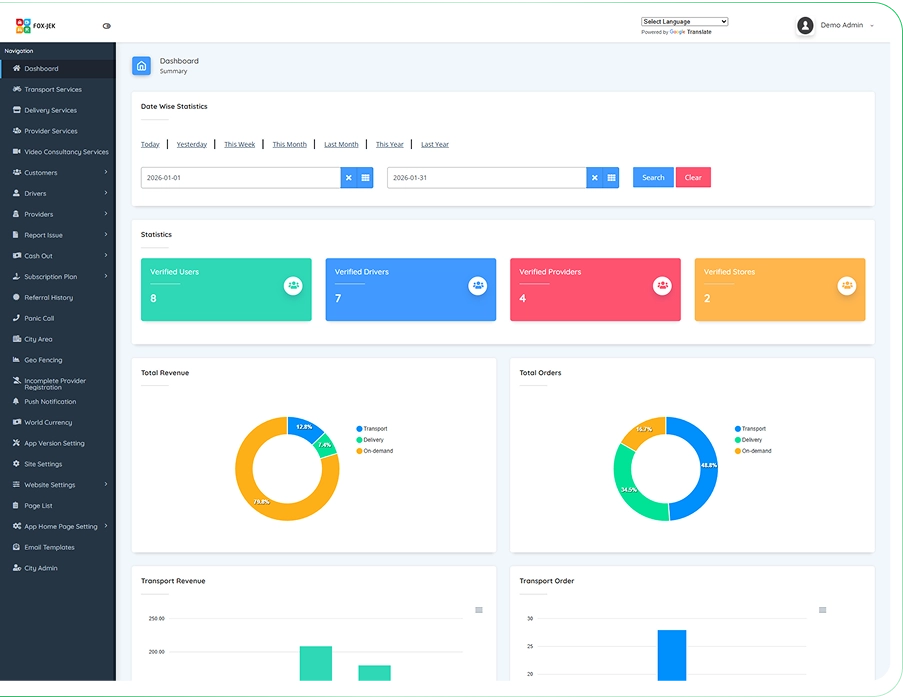 Super Web Admin Panel