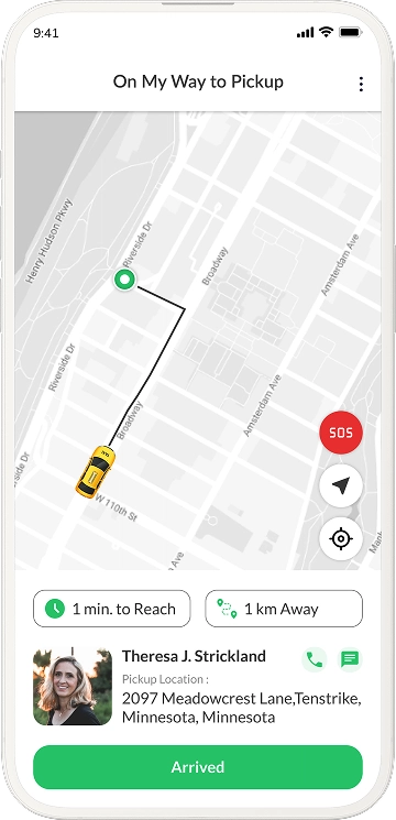 driver app pickup