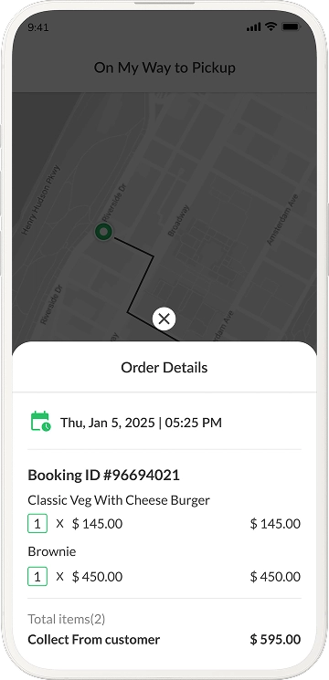 driver app order details