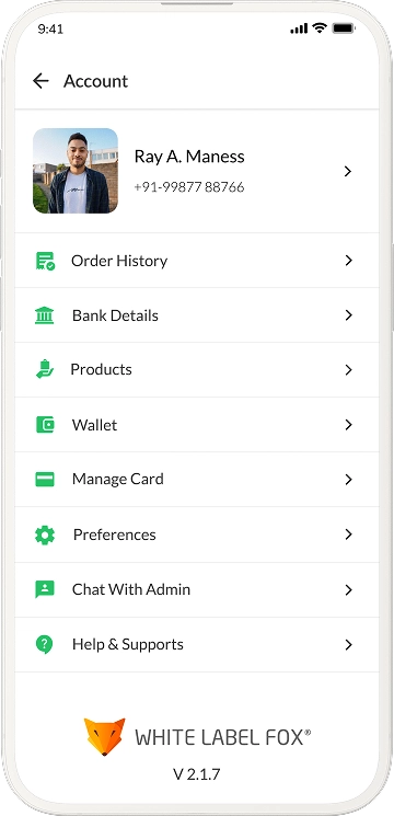 store app account screen