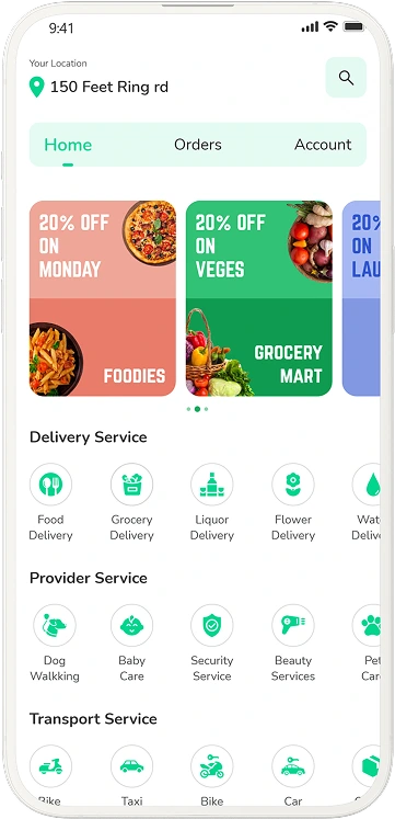 customer app navigation