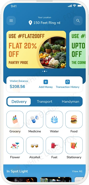 customer app wallet