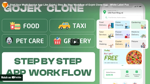 gojek clone app workflow