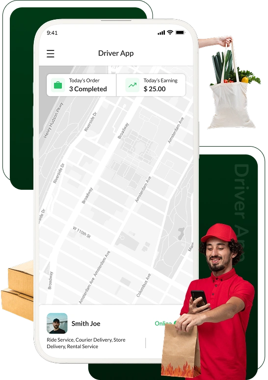 Driver App Features
