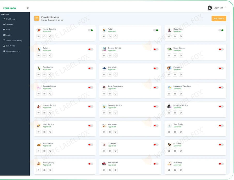 Provider Web Panel