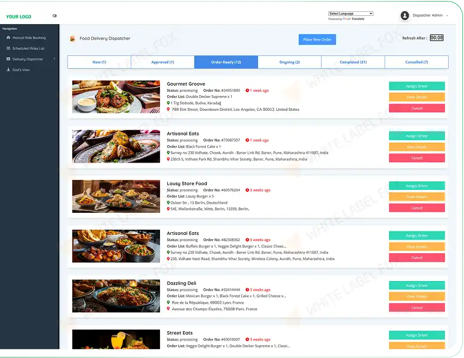 Store Web Panel
