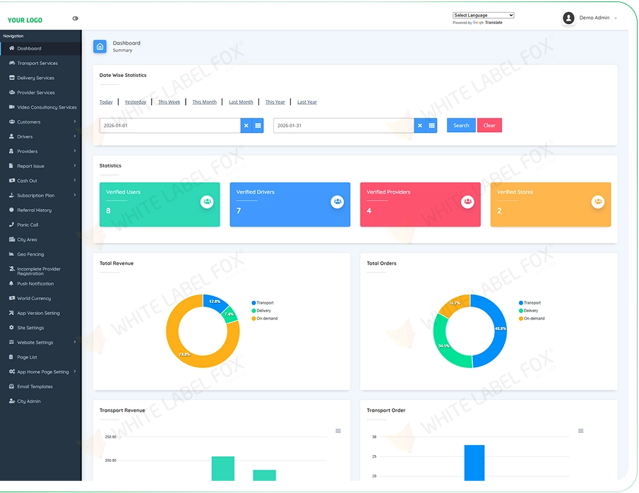 Super Web Admin Panel