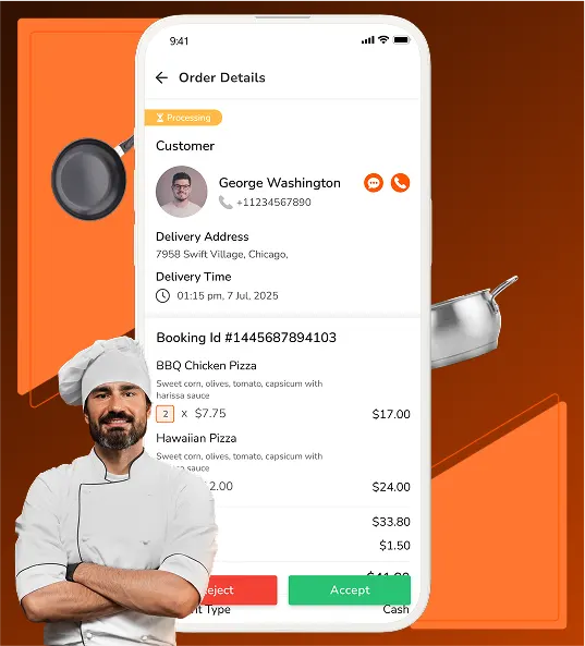 GrubHub Clone App Features