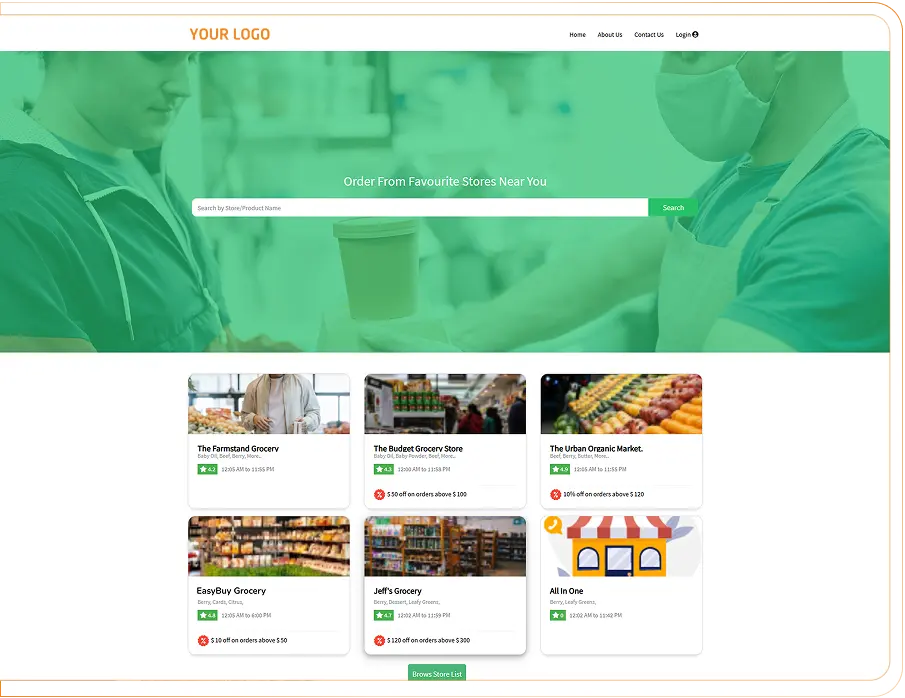 Customer Website Features