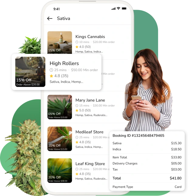 marijuana user app features