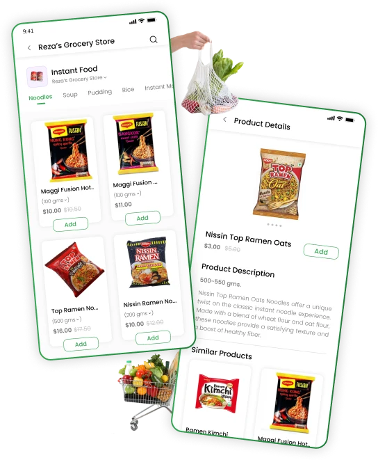 Grocery app core features