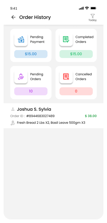 Delivery records and status