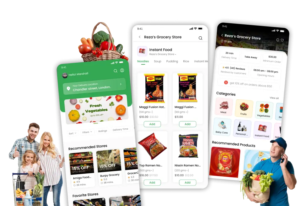 On-Demand Grocery Delivery App