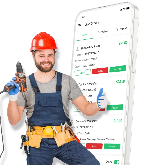 On-Demand Handyman Services App