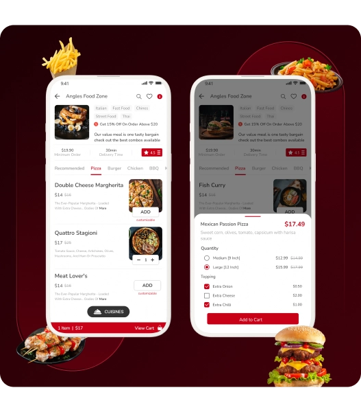 Customer App Features