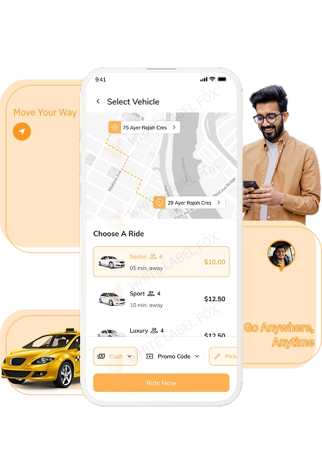 User App Features of Taxi Booking App