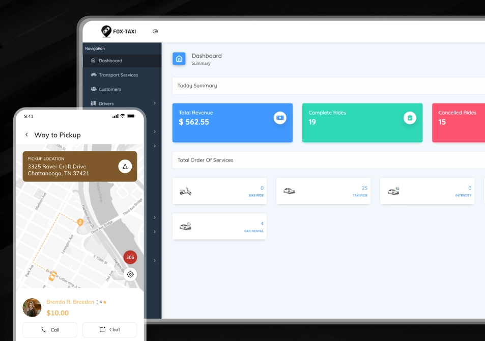 taxi app development cost