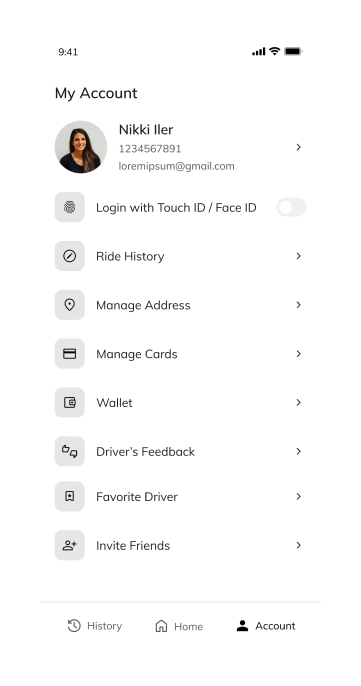 Ride Request App