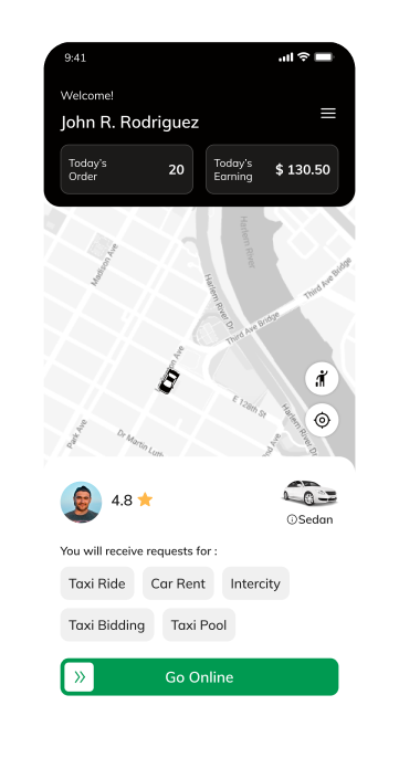 Cab Booking App