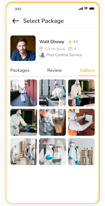 customer app - image gallery