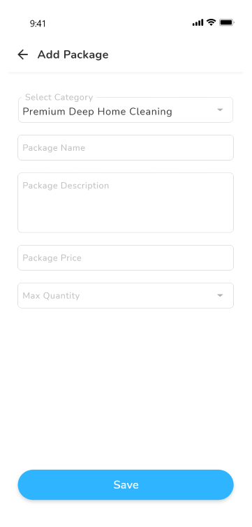 provider app - add package