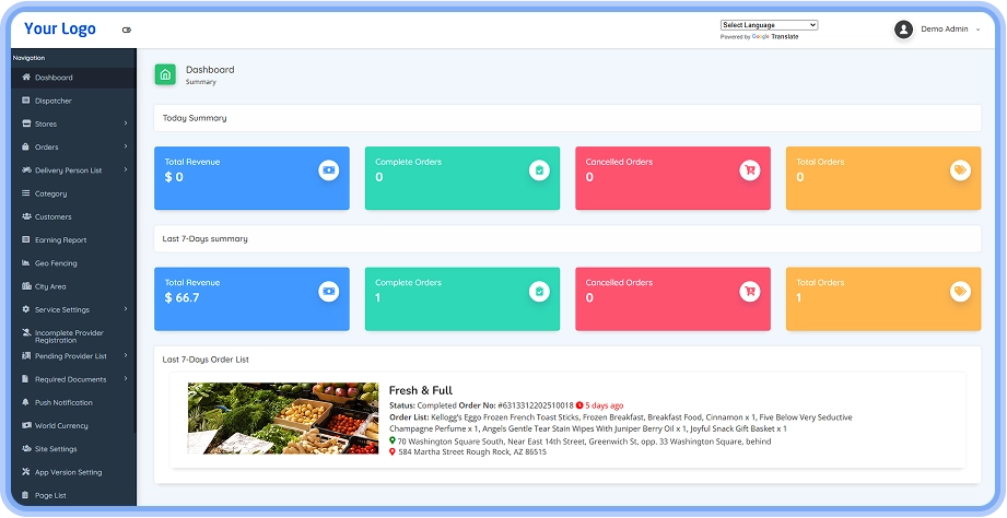 Super Admin Panel