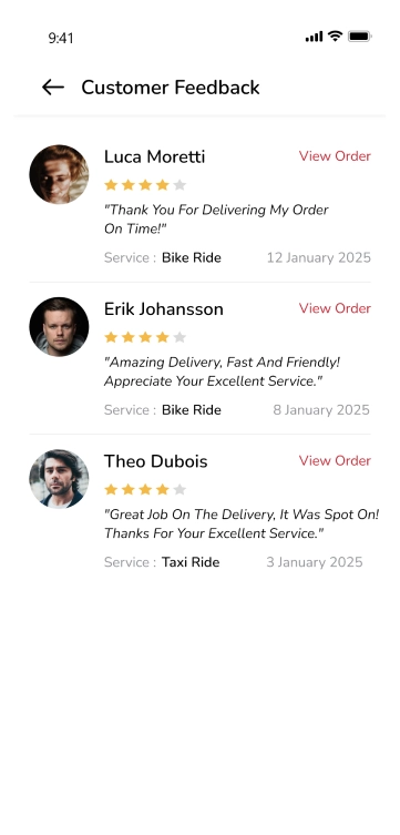 driver app - way to pickup