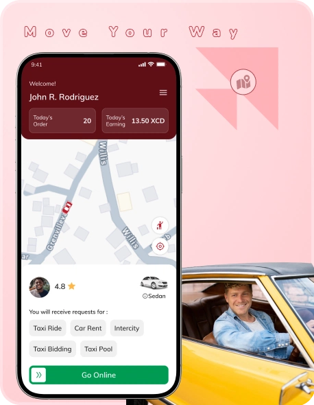 Driver App Features