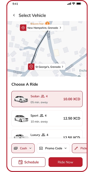 Select vehicle