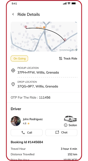 Check Ride Details