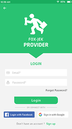 Provider-App-Login