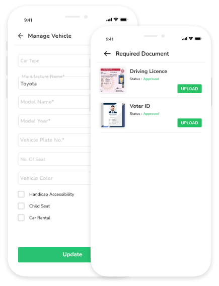 Manage doc and vehicle info